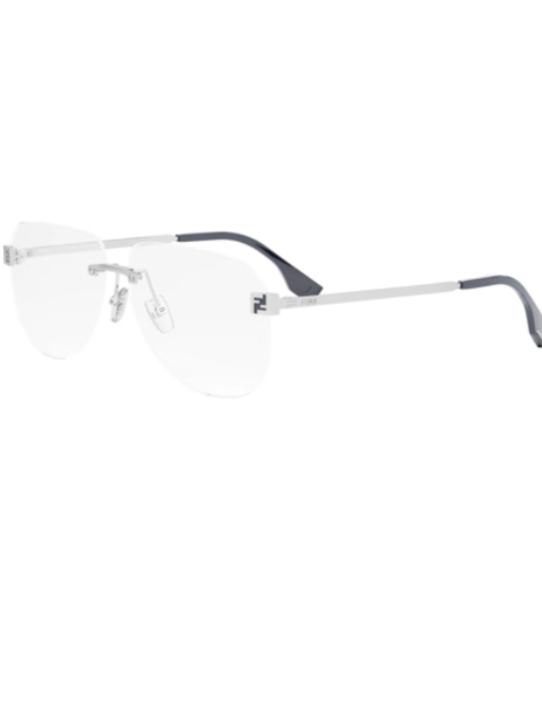 Fendi Fe50076u 016 61 Rimless Sillier Blue Eyeglasses Fe50076u